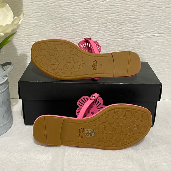 Coach Julia leather sandal - Picture 3 of 10